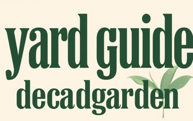 yard guide decadgarden