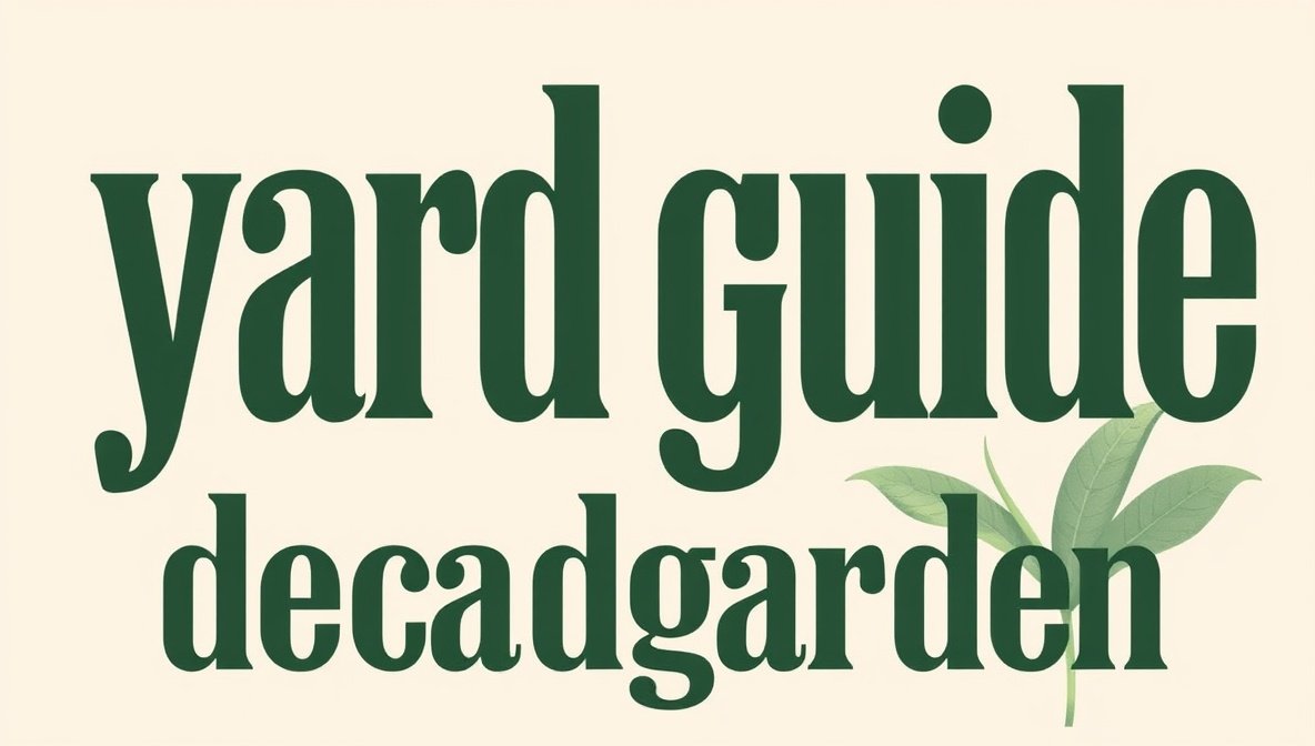 yard guide decadgarden